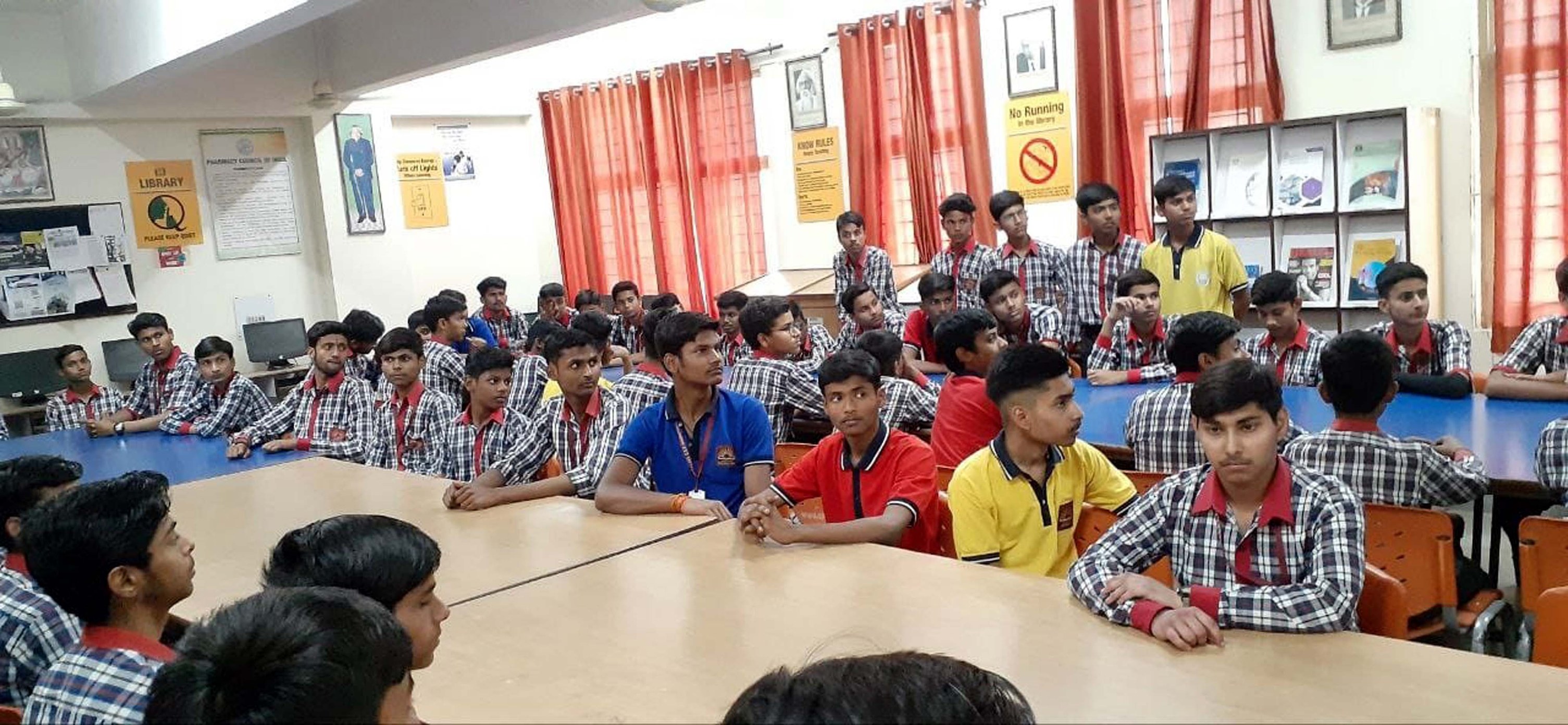 Bright young minds from PM KV Hazratpur 3 - Sharda University Agra