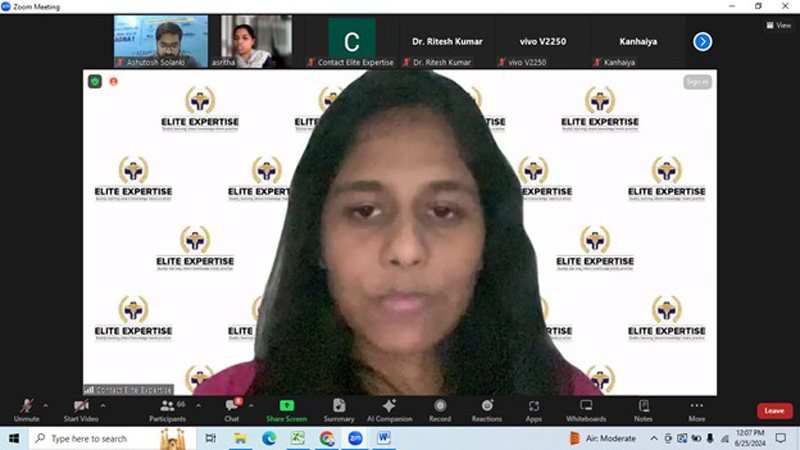 Collaboration with Elite Expertise hosted Webinar 02 - Sharda University Agra