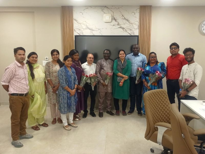 Eminent Dignitaries from Cameron Central Africa 01 - Sharda University Agra