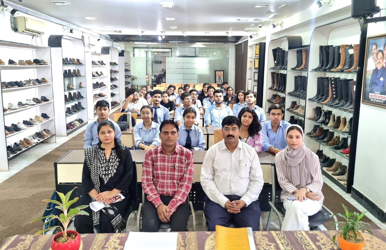 Industrial Visit to Dawar Footwear Industries 1 - Sharda University Agra