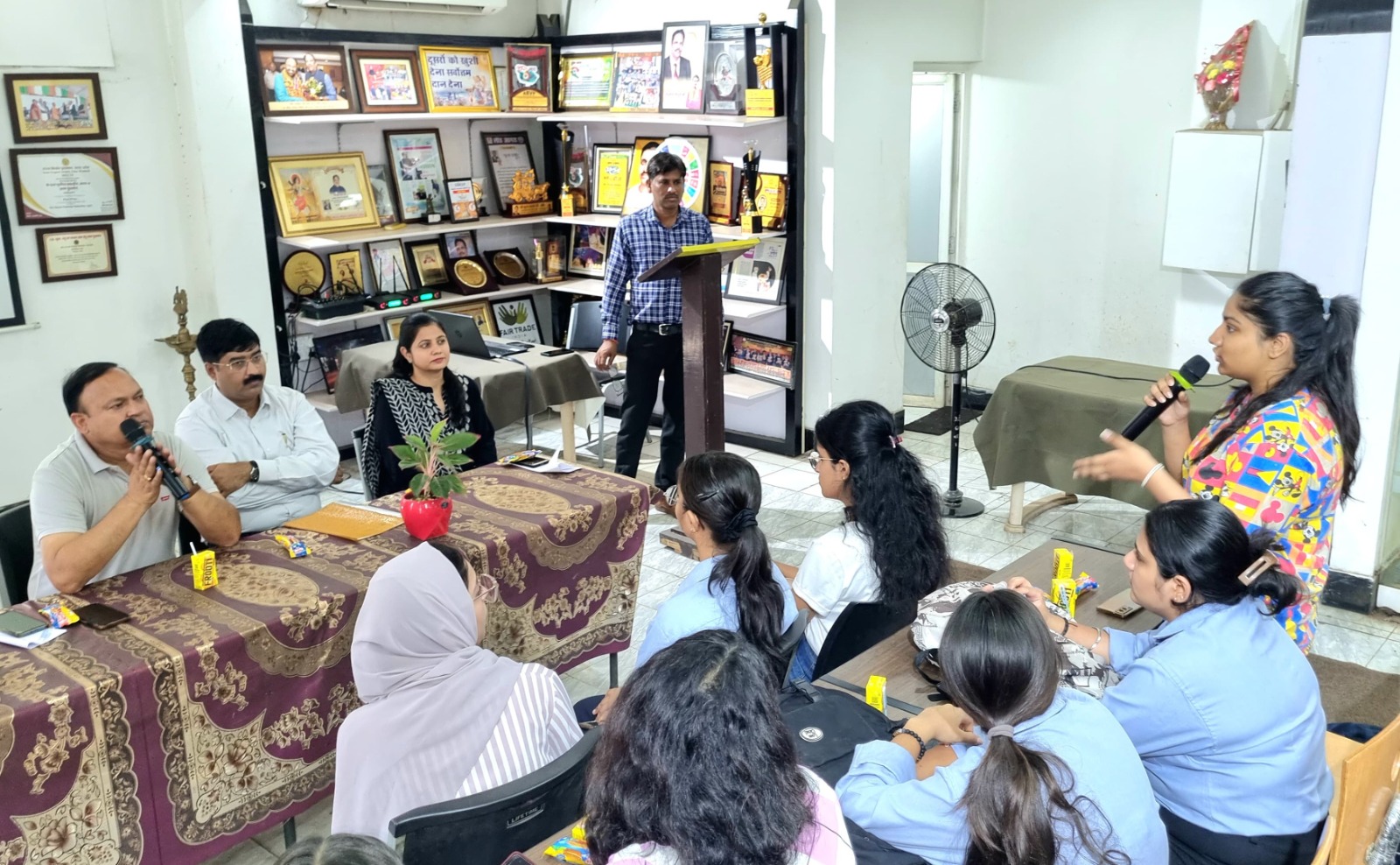 Industrial Visit to Dawar Footwear Industries 2 - Sharda University Agra