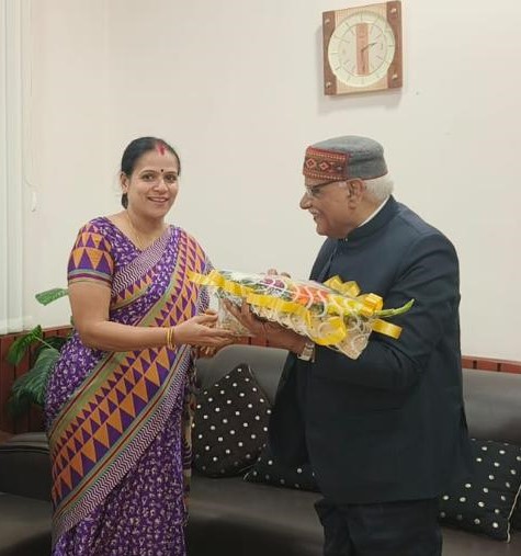 Dr. DS Chauhan with Dr. Jayanthi Ranjan - Sharda University Agra