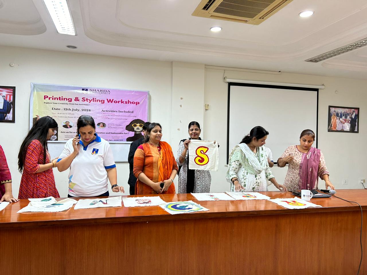 SSD organized an inspiring Printing & Styling Workshop 2 - Sharda University Agra
