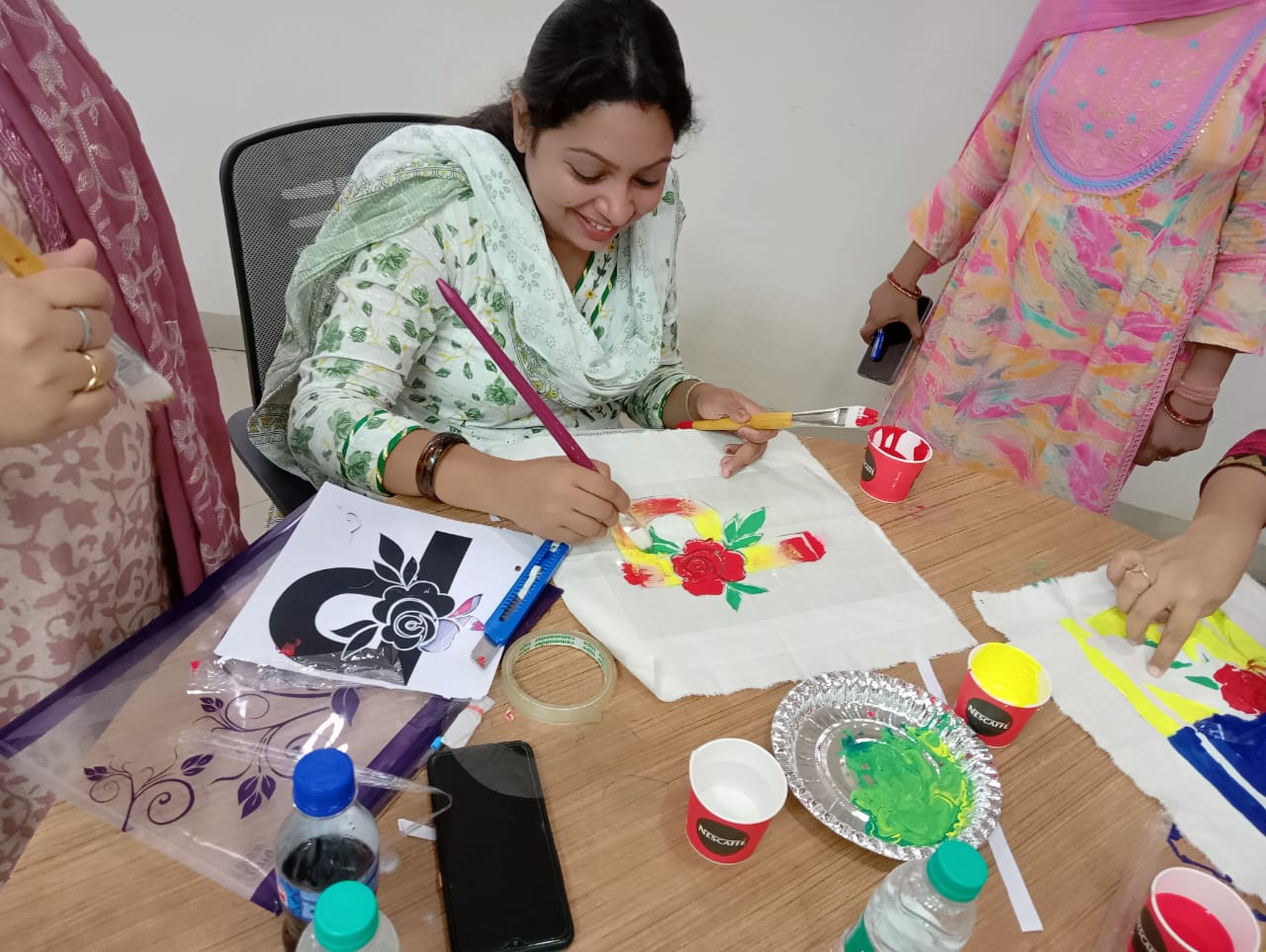 SSD organized an inspiring Printing & Styling Workshop 4 - Sharda University Agra