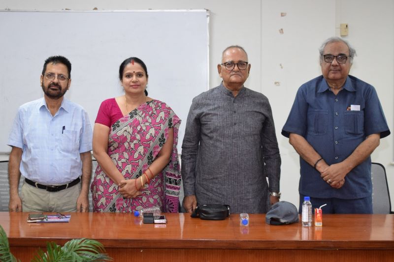 Dr. A.K. Khare (EC Member) Visit SUA 1 - Sharda University Agra