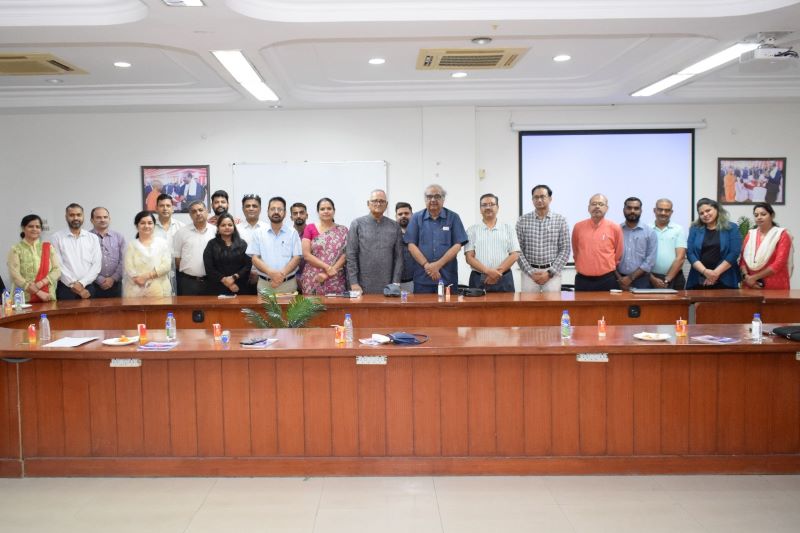 Dr. A.K. Khare (EC Member) Visit SUA 3 - Sharda University Agra