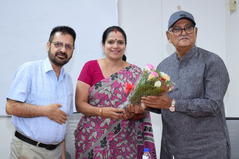 Dr. A.K. Khare (EC Member) Visit SUA 4 - Sharda University Agra