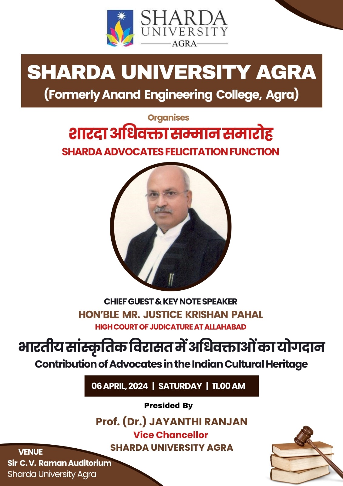 Advocates Felicitation Function on April 6, 2024