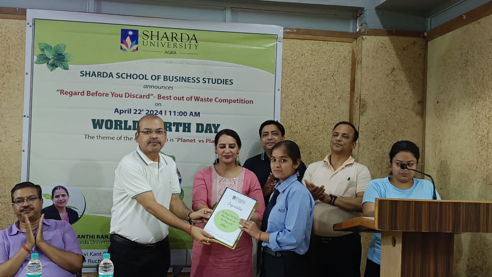 Celebrated World Earth Day 2024 - Sharda University Agra
