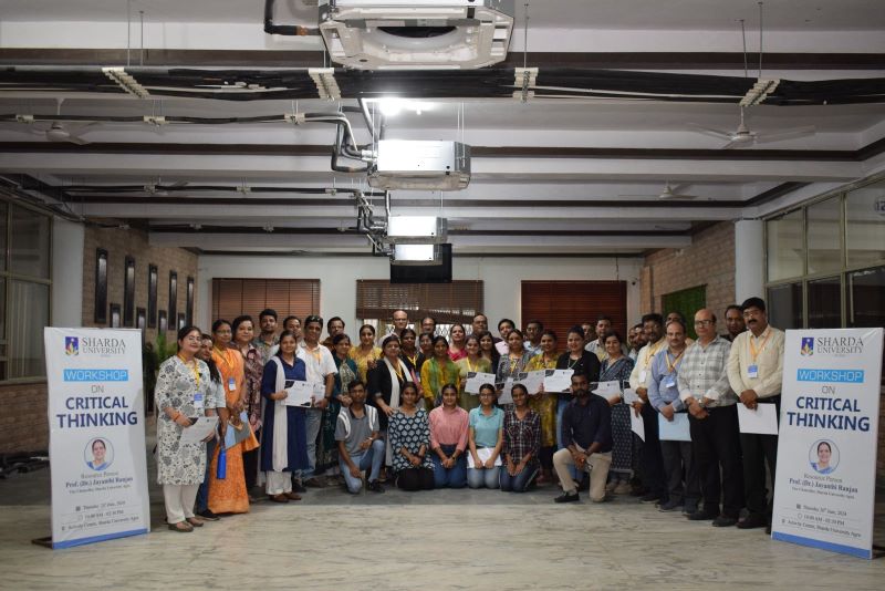 Critical Thinking Workshop - Sharda University Agra