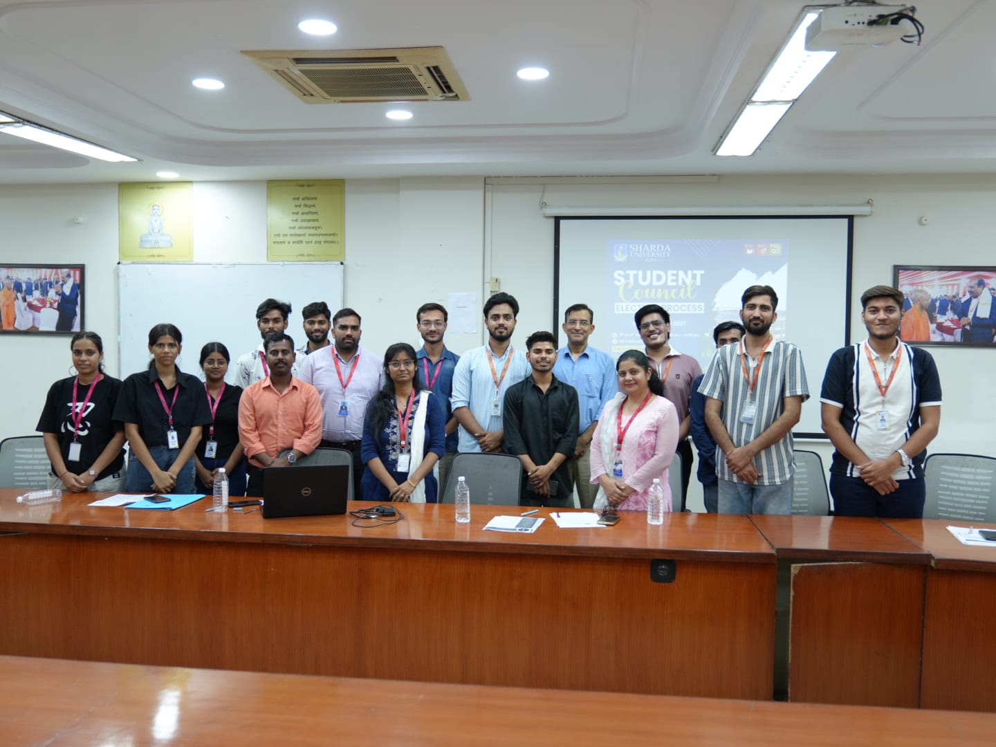 Day 2 of the Student Council Election Process 2026-27 - Sharda University Agra