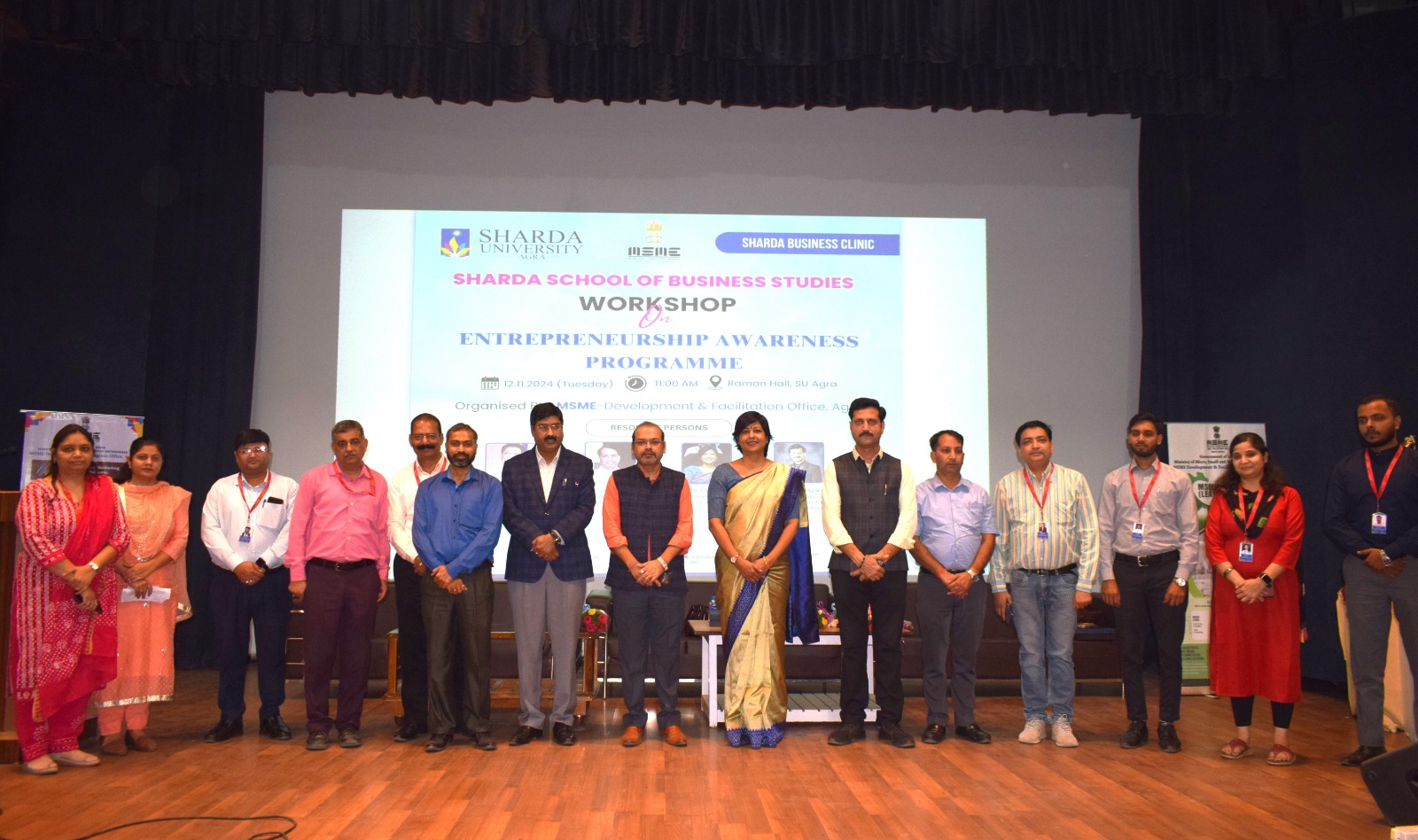 Successful Entrepreneurship Awareness Programme - Sharda University Agra