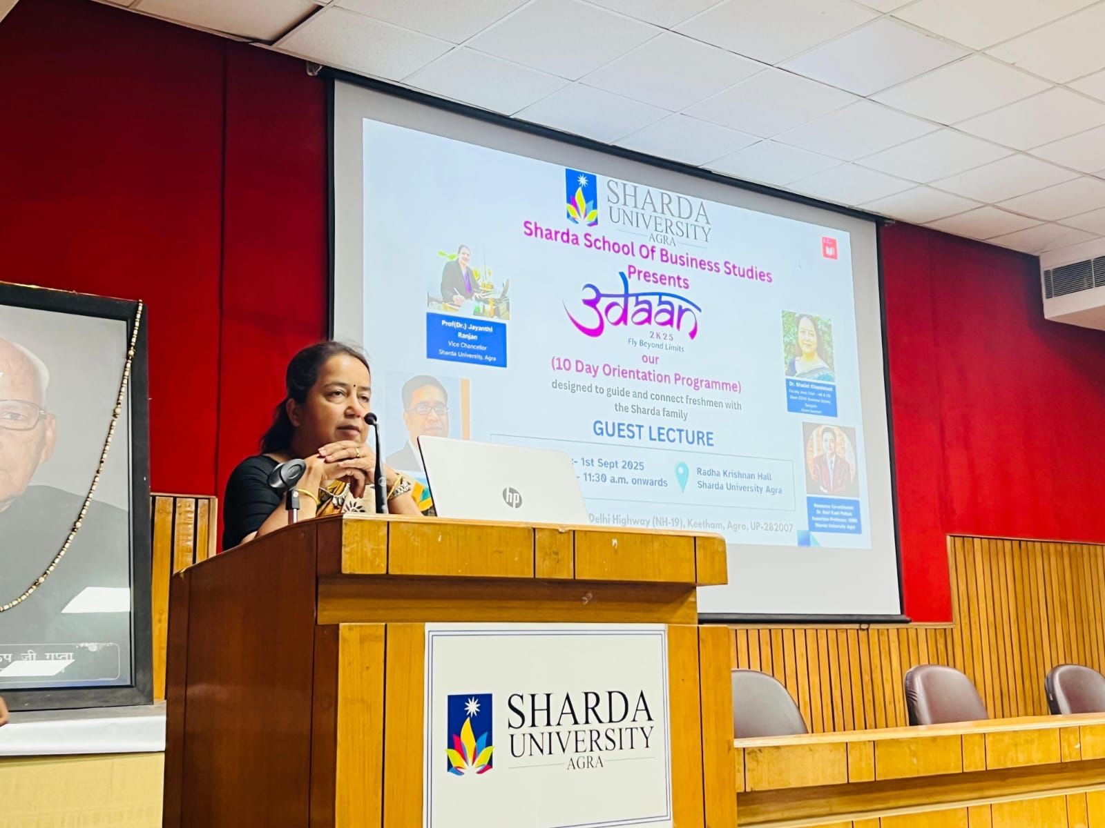 Guest Lecture - 10-Day SSBS Orientation Programme - Sharda University Agra