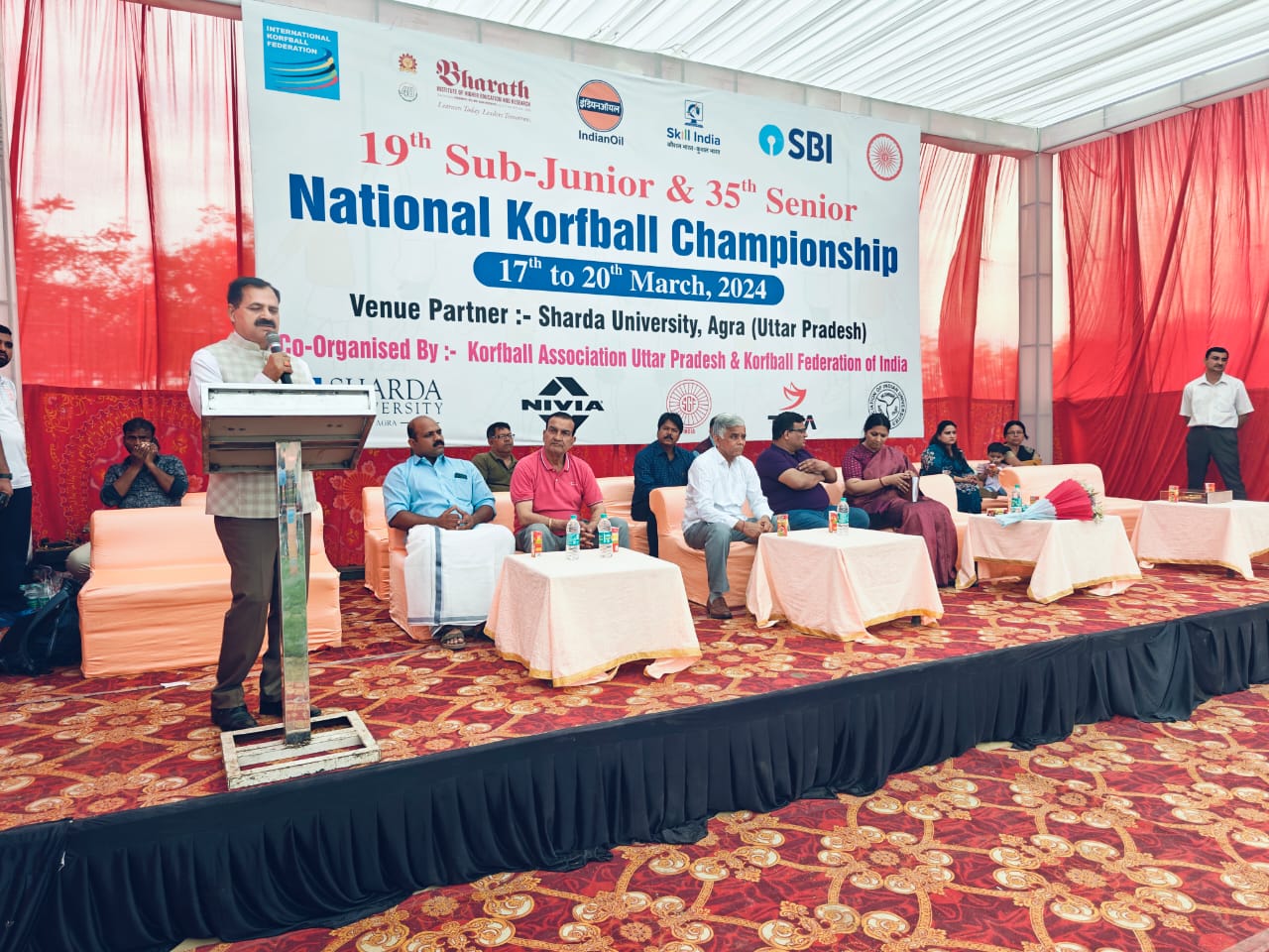 Korfball Fever at Sharda University Agra - Sharda University Agra
