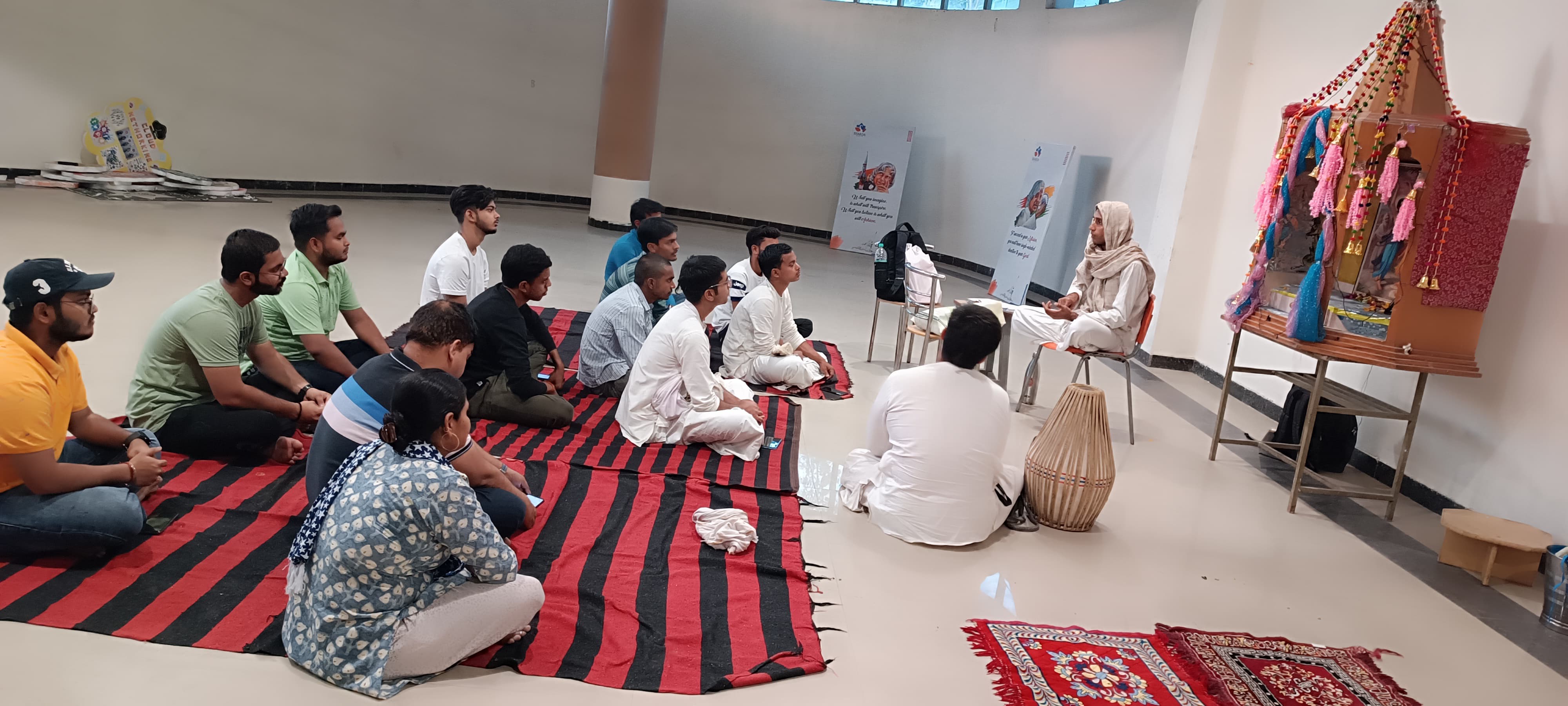 SSDC Club organise a Spiritual Development Program - Sharda University Agra