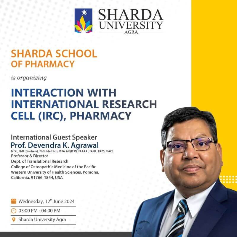 Interaction with International Research Cell, Pharmacy