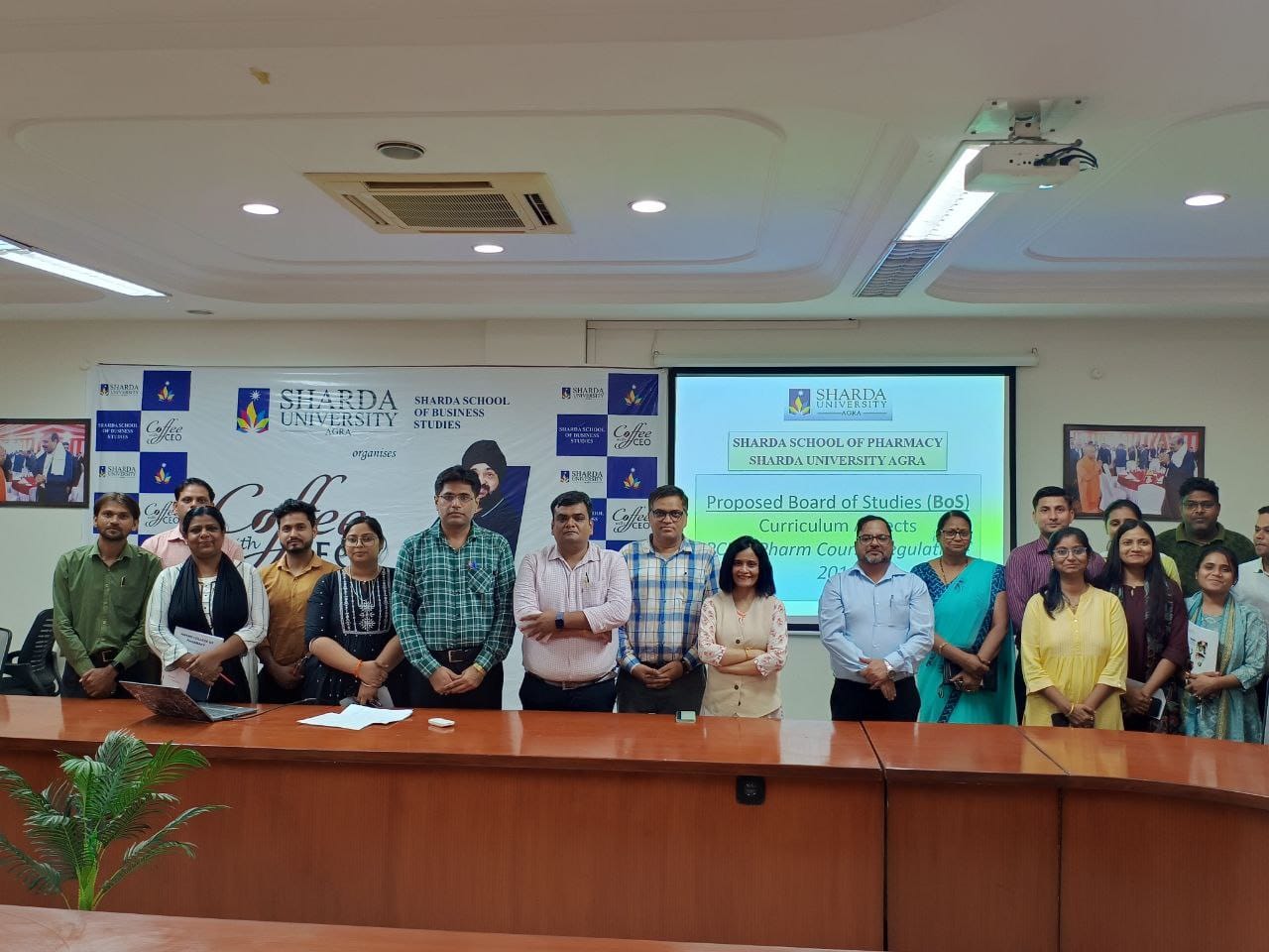 Successful Pre-BOS Meeting of Sharda School of Pharmacy - Sharda University Agra