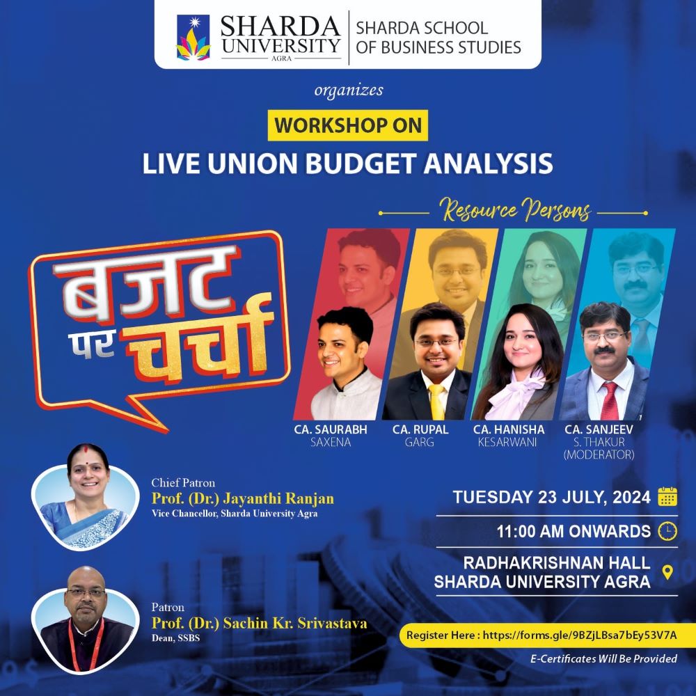 Workshop on Live Union Budget Analysis