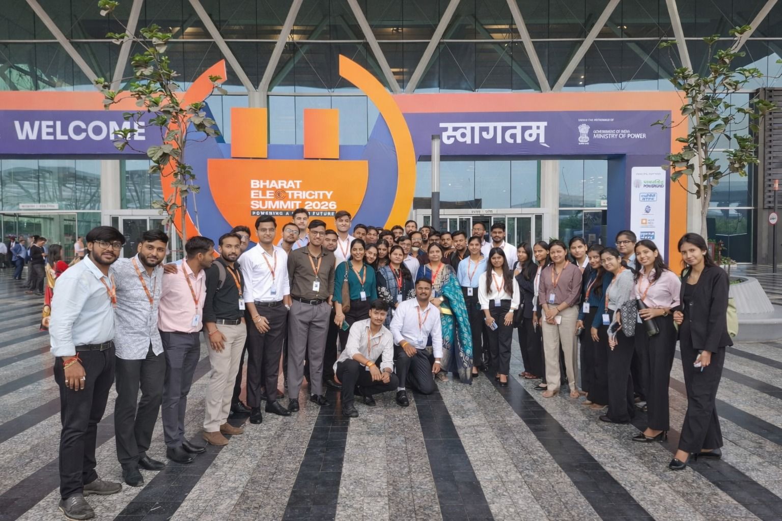 Academic Visit to Prestigious Bharat Electricity Summit 2026 - Sharda University Agra