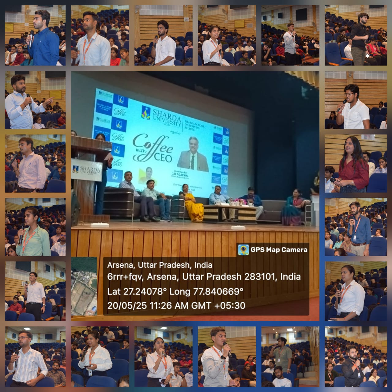 Coffee with CEO – A Brew of Wisdom and Vision - Sharda University Agra