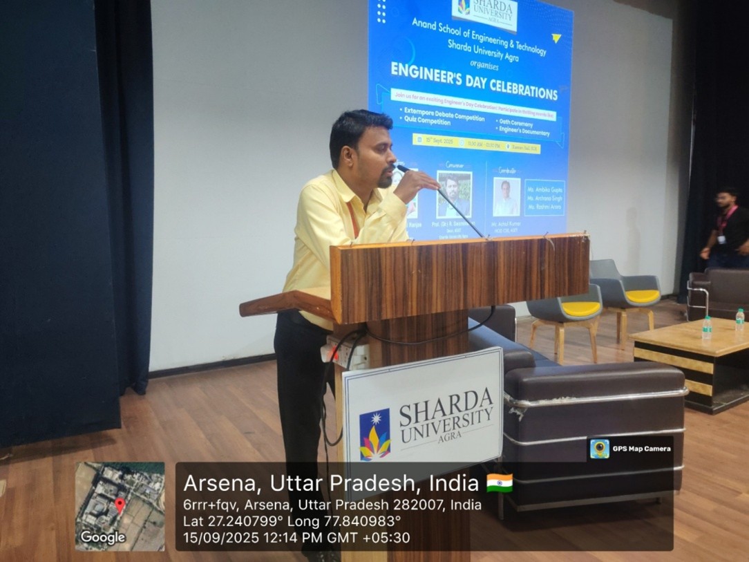 Successfully organized Engineers Day Celebrations 2025 - Sharda University Agra