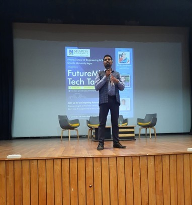 FutureMinds Tech Talk 2025 - Sharda University Agra
