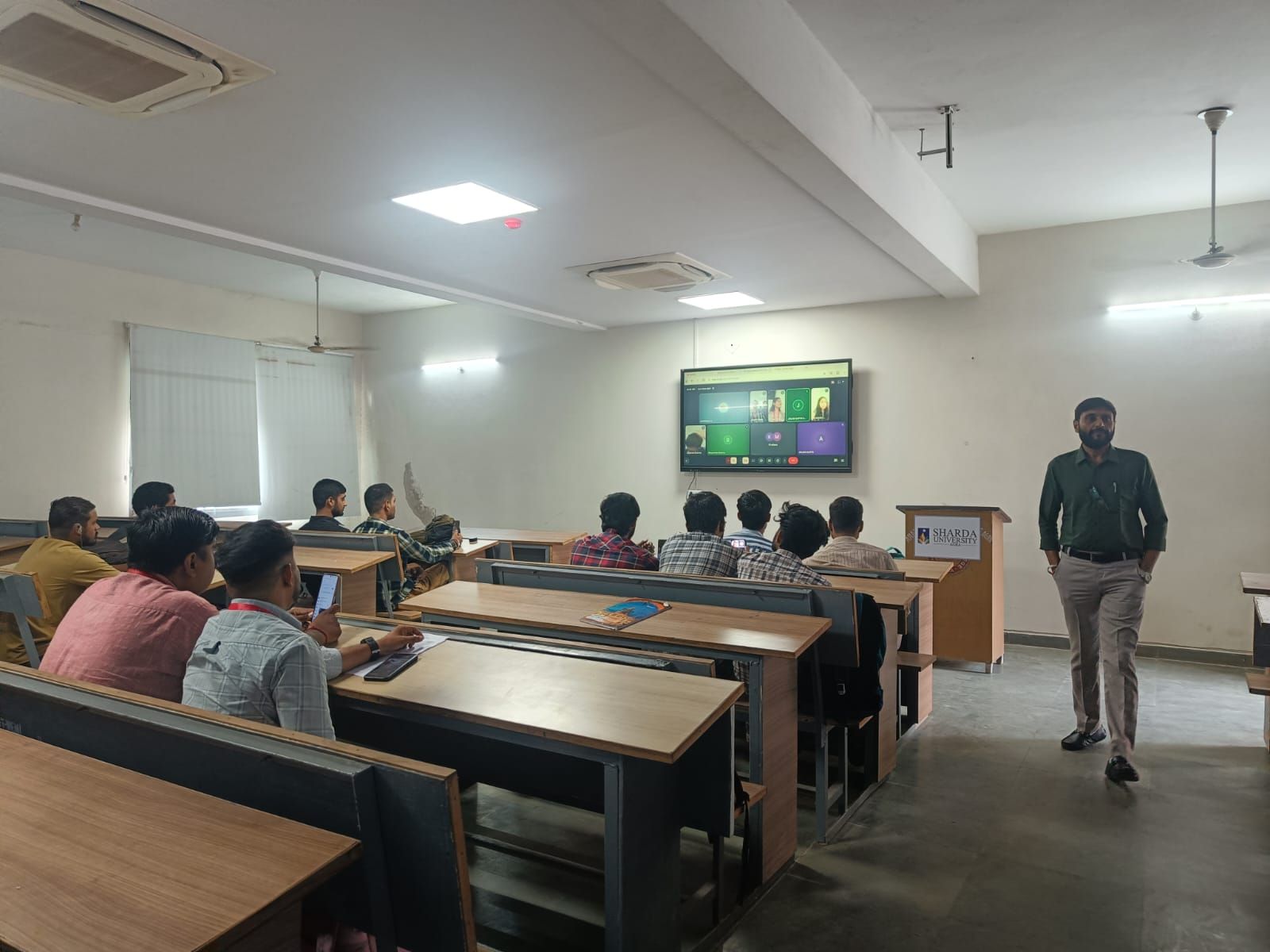 Guest Lecture on Drone Design & Development - Sharda University Agra