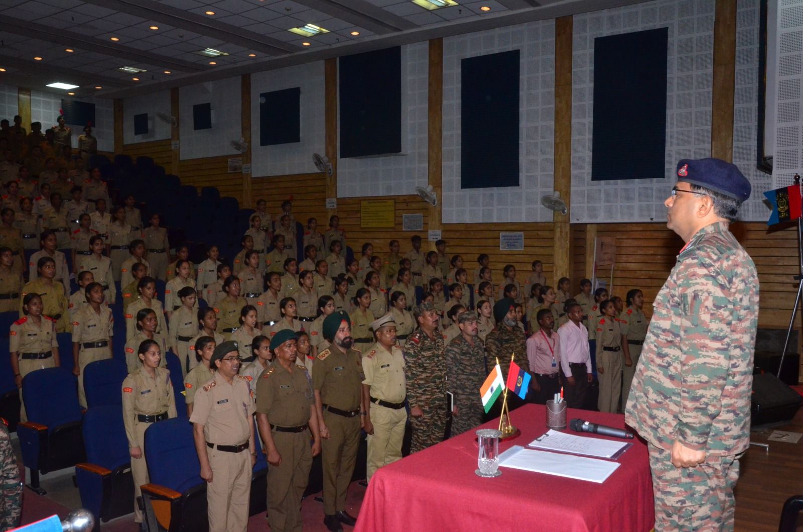 Hosts Grand Inauguration of NCC Joint Annual Training Camp - Sharda University Agra