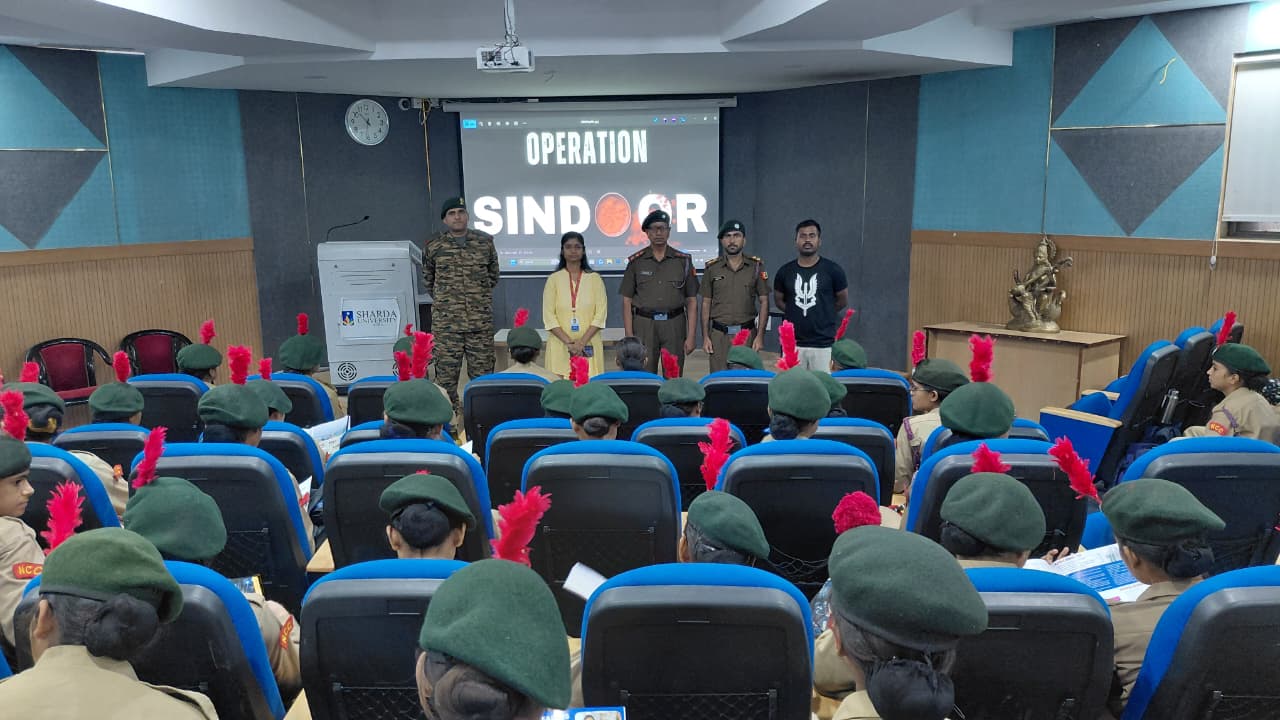 Hosts &lsquo;Operation Sindoor Film Screening for NCC Cadets - Sharda University Agra