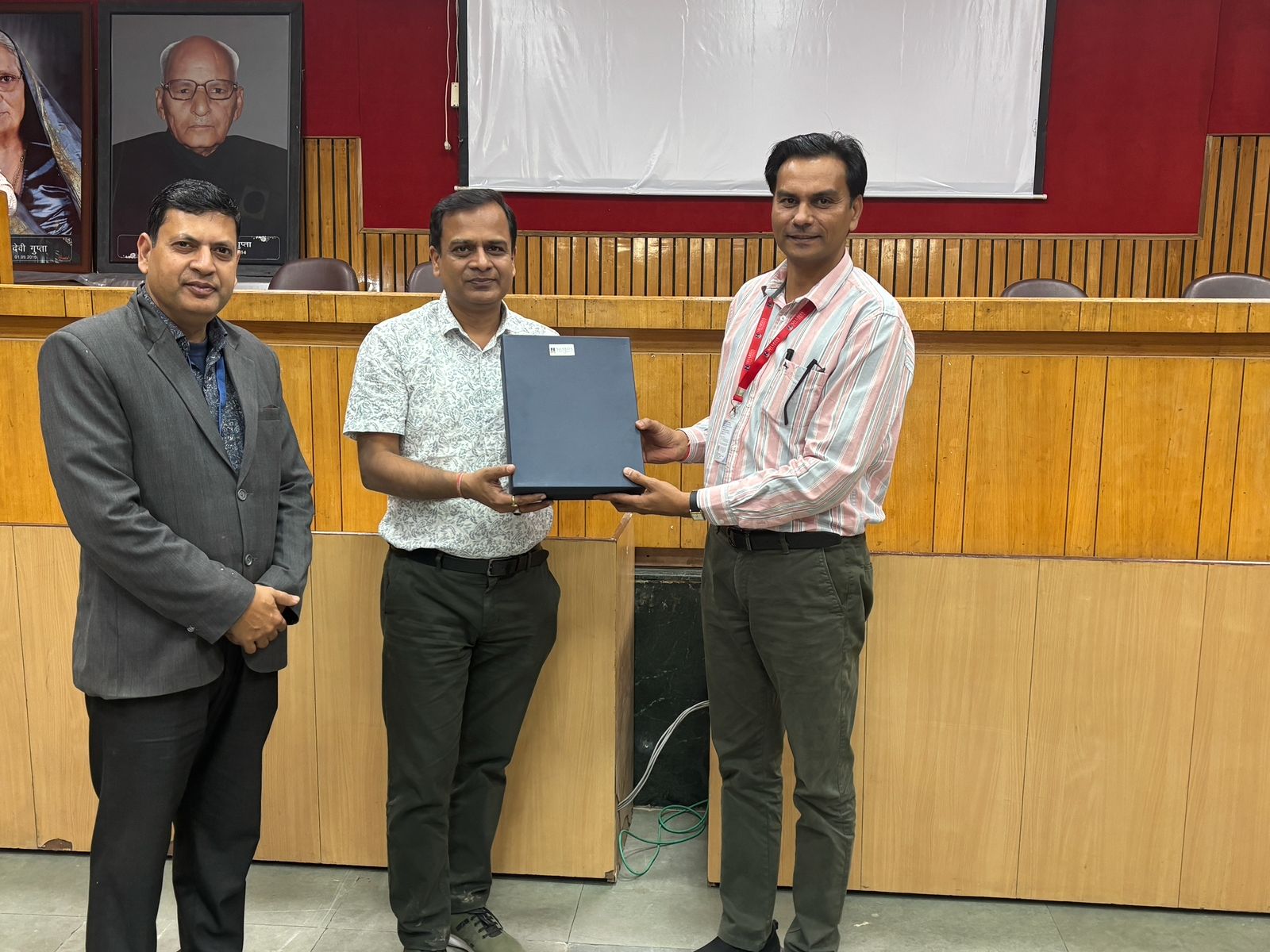 Hosts Shri Praveen Kumar Ji, Senior Director at Microsoft - Sharda University Agra