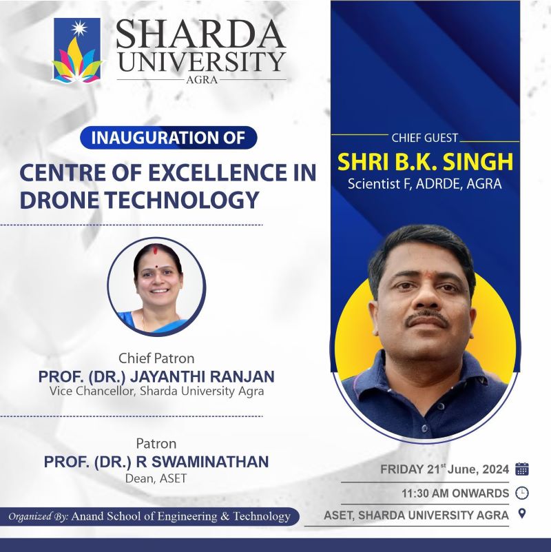 Inauguration of Centre of Excellence in Drone Technology