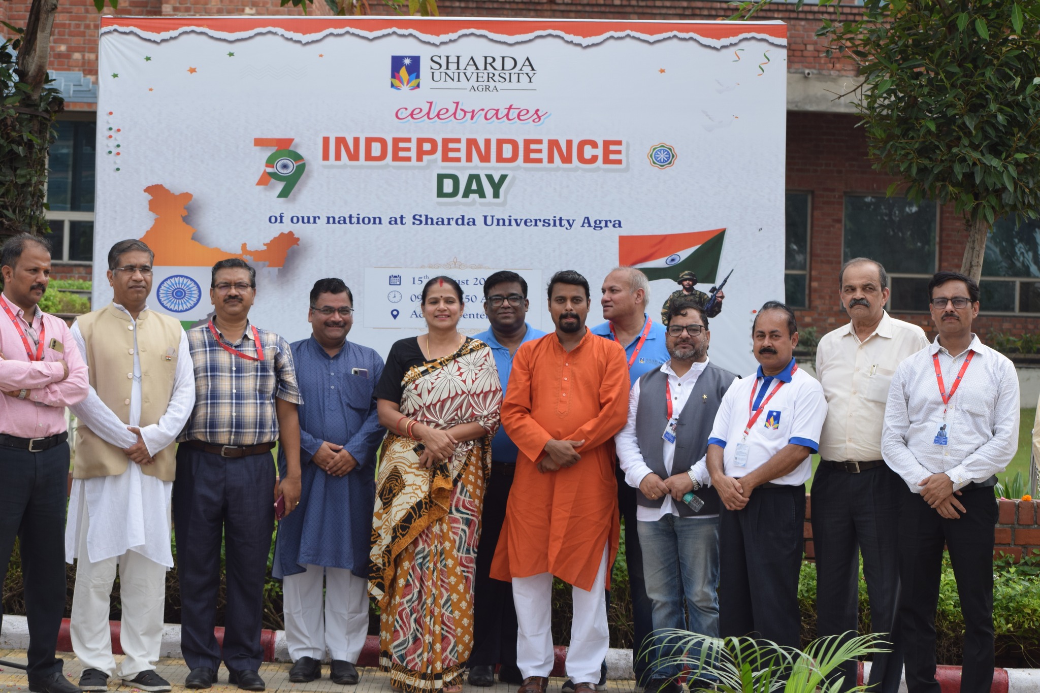 Celebrates the Spirit of Freedom on Independence Day - Sharda University Agra