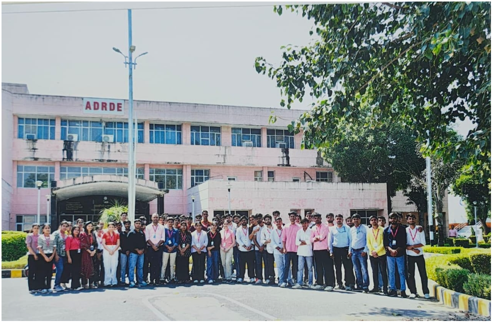 Industrial Visit to ADRDE, DRDO Agra - Sharda University Agra