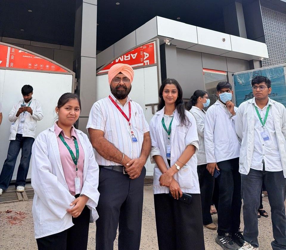 Industrial Visit to Safecon Lifescience Pvt. Ltd. - Sharda University Agra