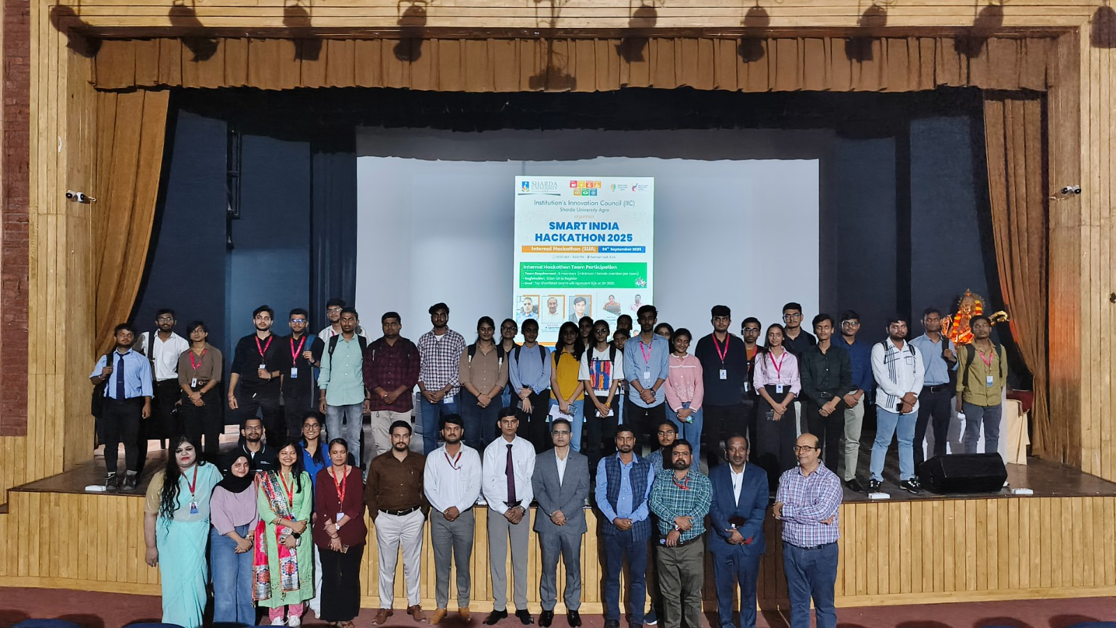 Innovation Shines: Smart India Internal Hackathon 2025 - Sharda University Agra