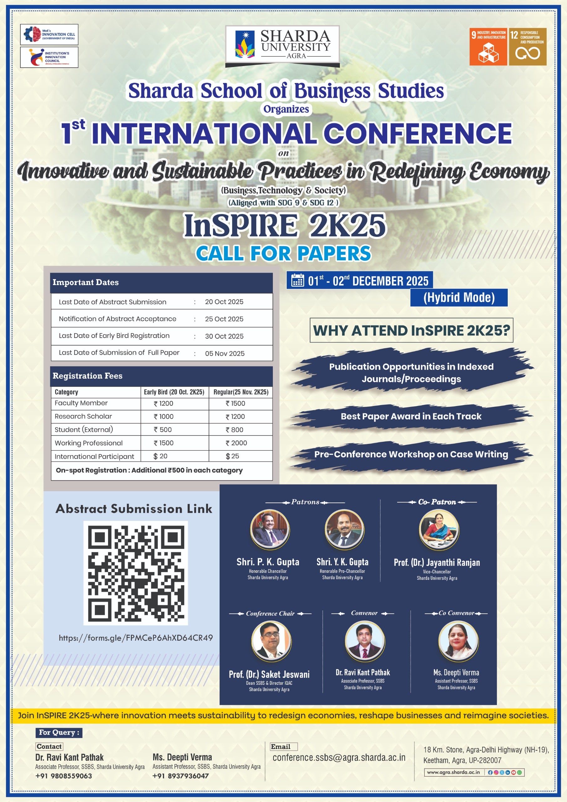 InSPIRE 2K25 – Shaping the Future of Economy