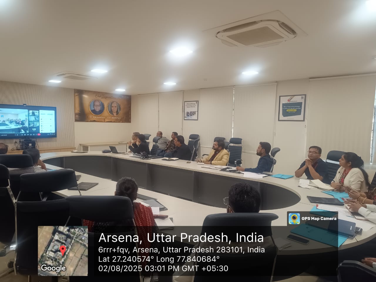 Successful Conduct of the First Meeting of the Internal Quality Assurance Cell (IQAC) - Sharda University Agra
