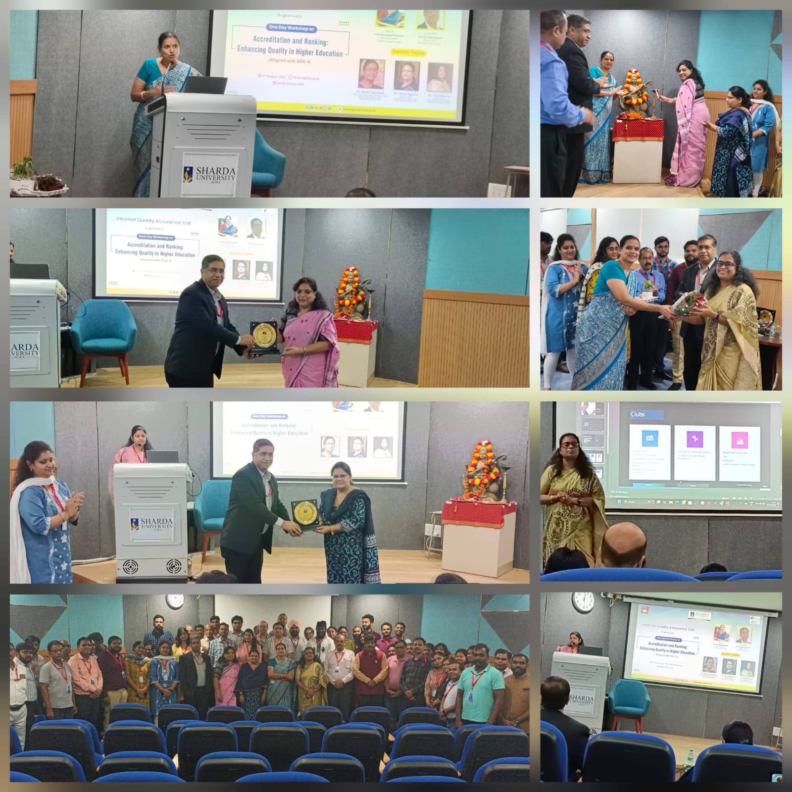 One-Day Workshop on Accreditation and Ranking: Enhancing Quality in Higher Education - Sharda University Agra
