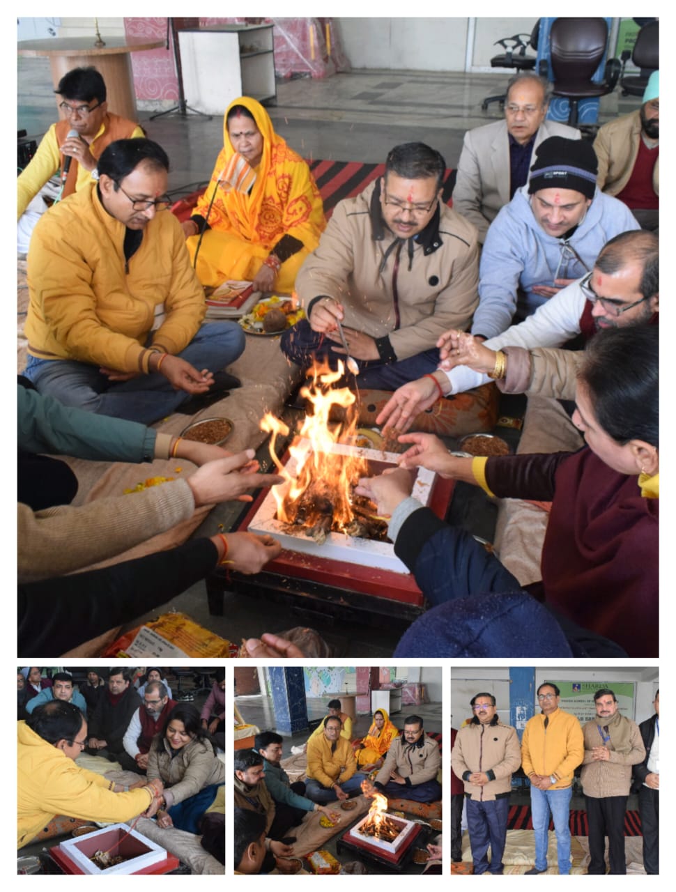 Maha Kumbh Yagya Pujan Havan - Sharda University Agra