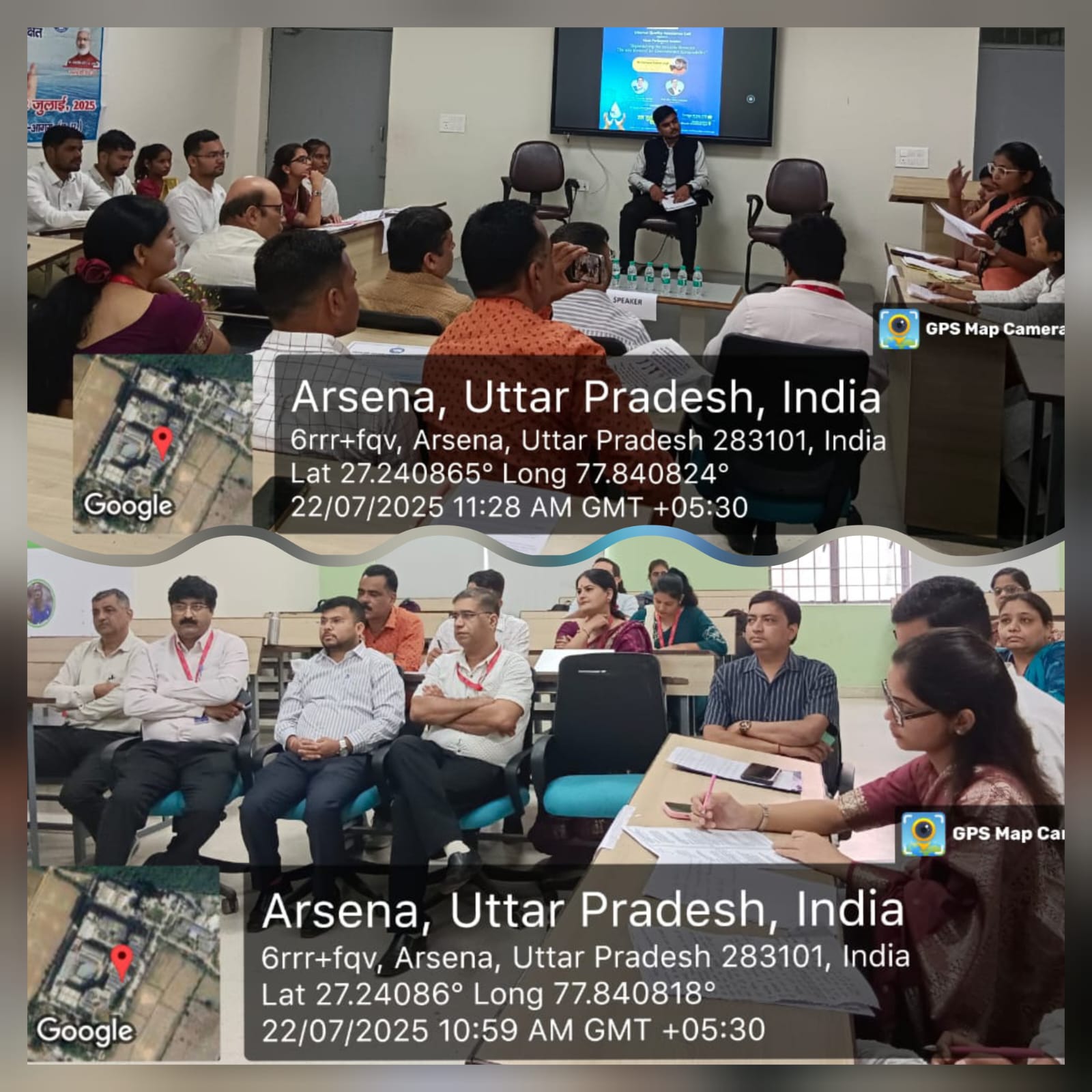 Mock Parliament Session on Groundwater Sustainability - Sharda University Agra