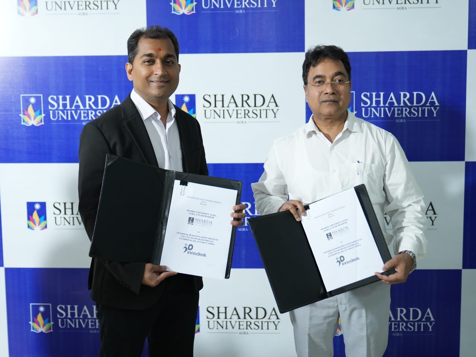 MoU with Innodesk Designovation Services, Gandhinagar - Sharda University Agra