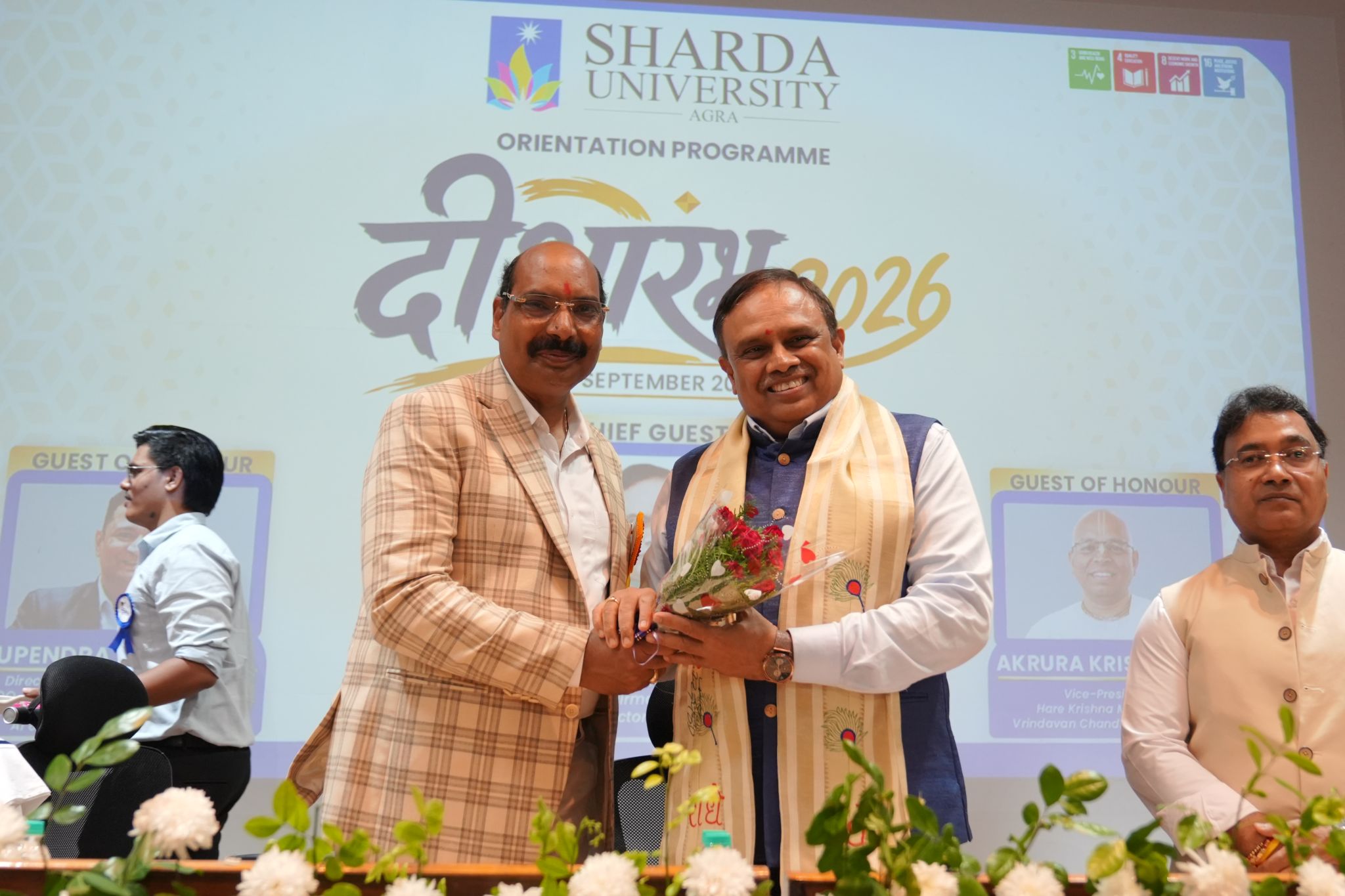 Orientation Program &ndash; Deeksharambh 2026 | Celebrating a New Beginning! - Sharda University Agra