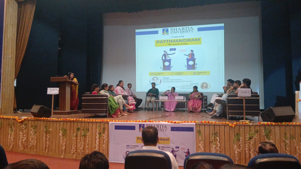 Pattimandram - The Battle of Wits - Sharda University Agra
