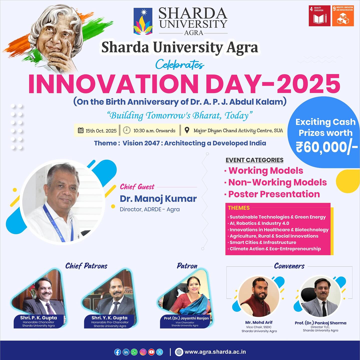 Celebrating INNOVATION DAY 2025! - Sharda University Agra