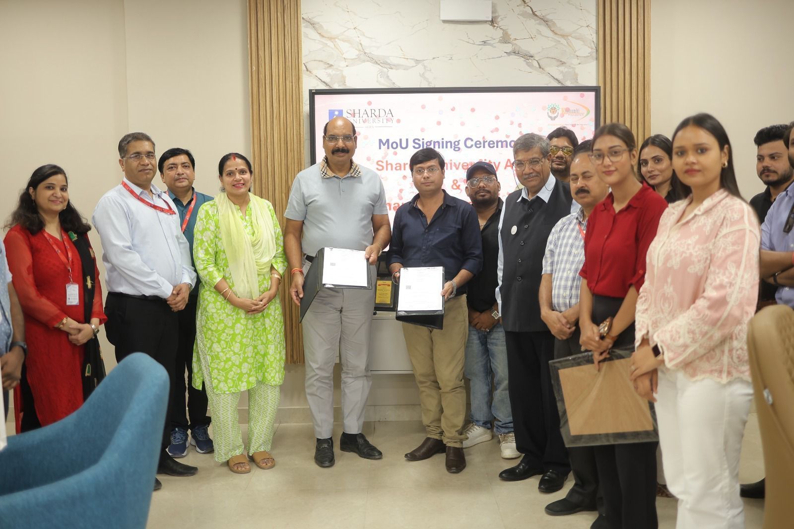 Signs MoU with Koshambi Foundation India - Sharda University Agra