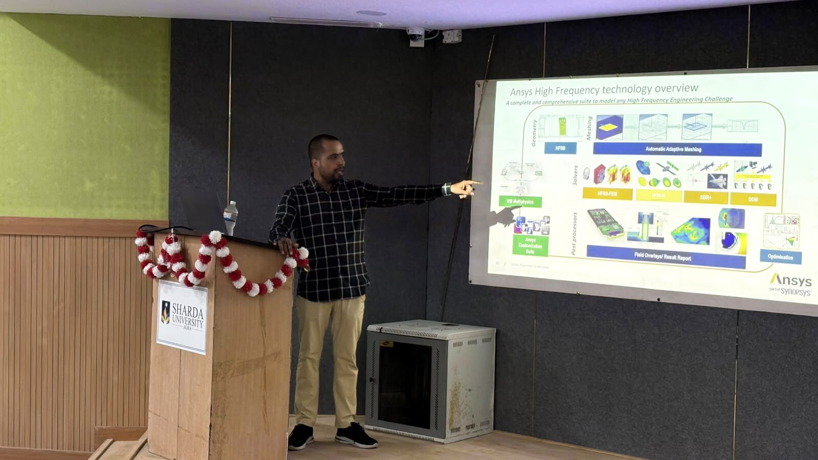 Hosts Tech Day on High-Frequency - Sharda University Agra
