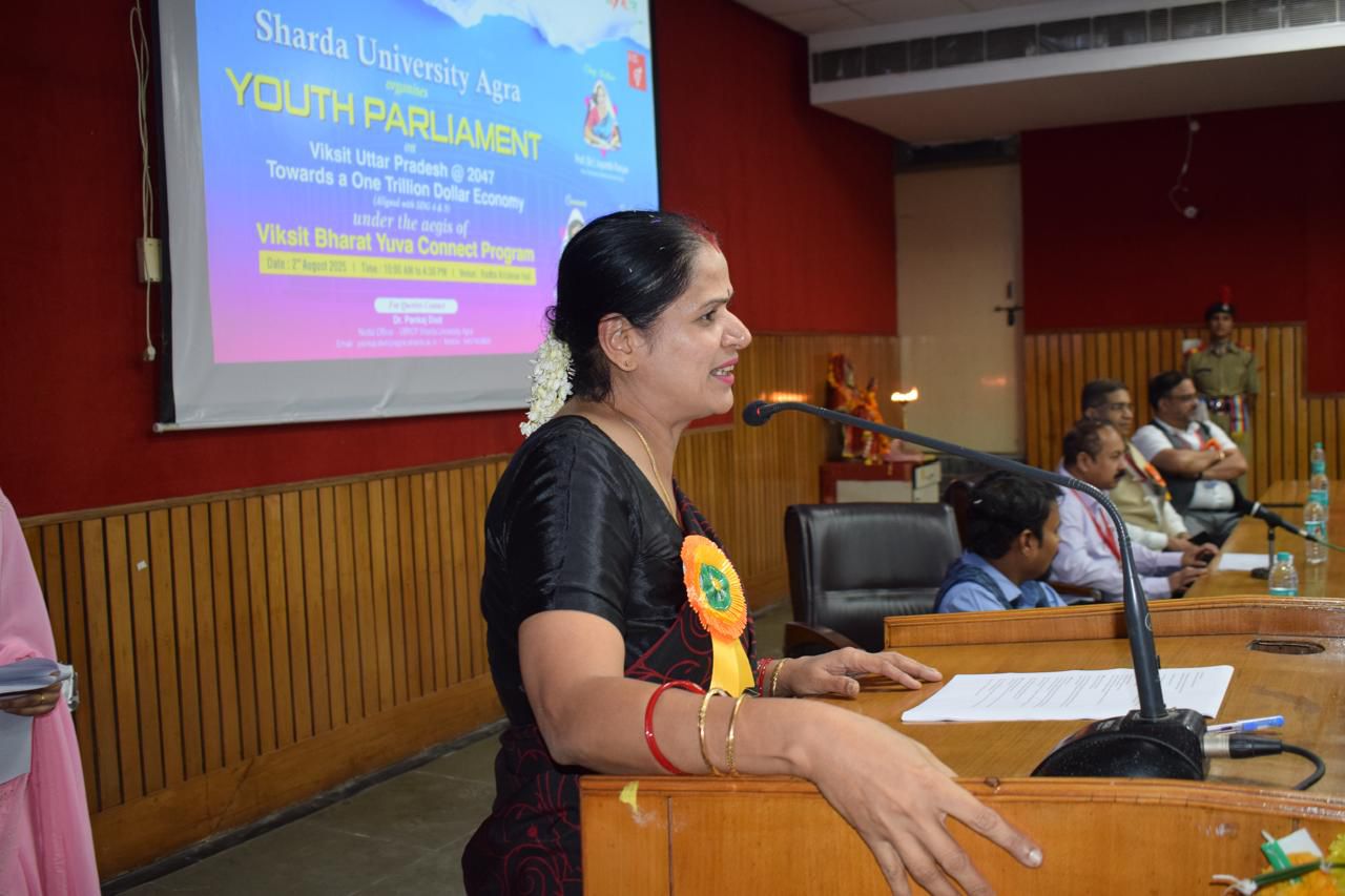 Youth Parliament 2025 – A Resounding Success - Sharda University Agra